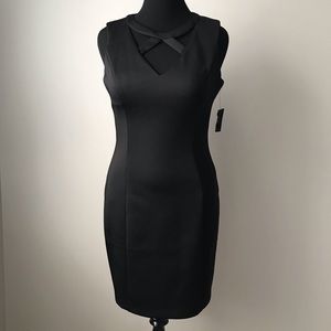 Guess Black Sleeveless Cut-Out Cocktail Dress